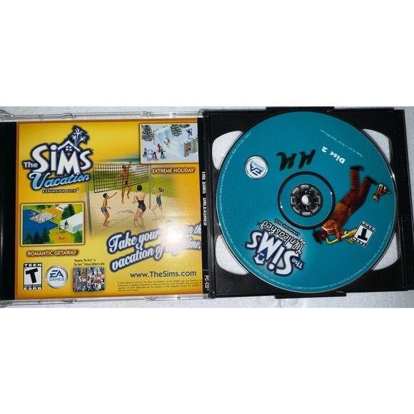 The Sims Double Deluxe Bonus Disc & Expansion Lot House Party Hot Date Superstar - Picture 12 of 13
